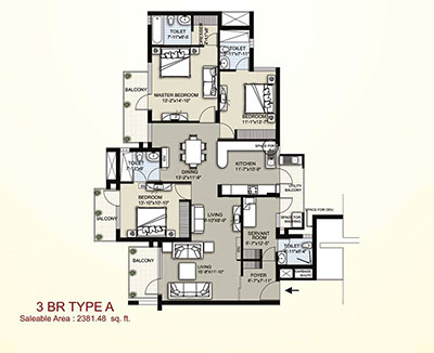 Raheja Atharva Floor Plans