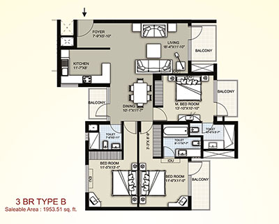 Raheja Atharva Floor Plans