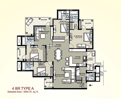 Raheja Atharva Floor Plans