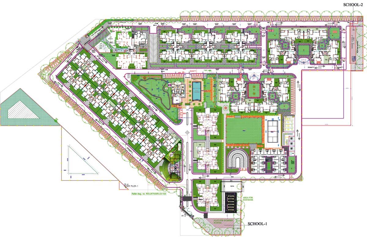 Raheja Atharva Gurgaon Siteplan