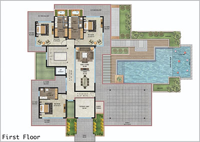 RAHEJA RIYASAT HILLS Floor Plan