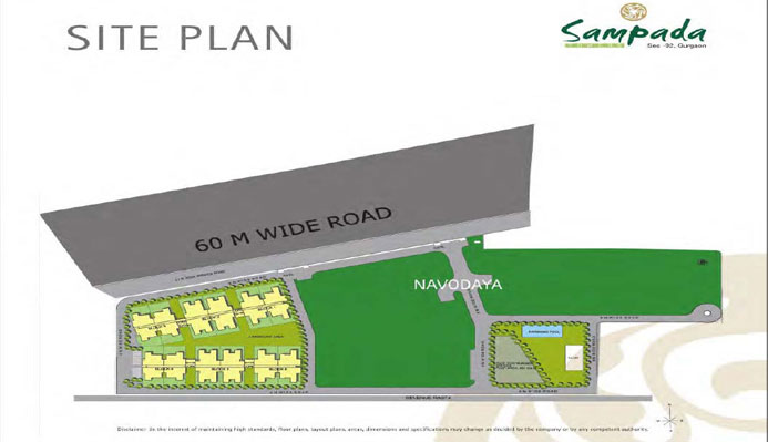 Raheja Sampada Gurgaon Siteplan