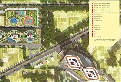 Raheja Vanya Gurgaon Siteplan